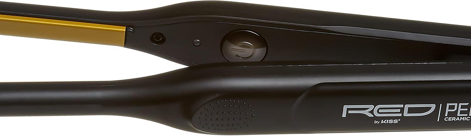 imageKiss Red by Pencil Flat Iron Hair Straightener 03 Inch CeramicFlat Iron