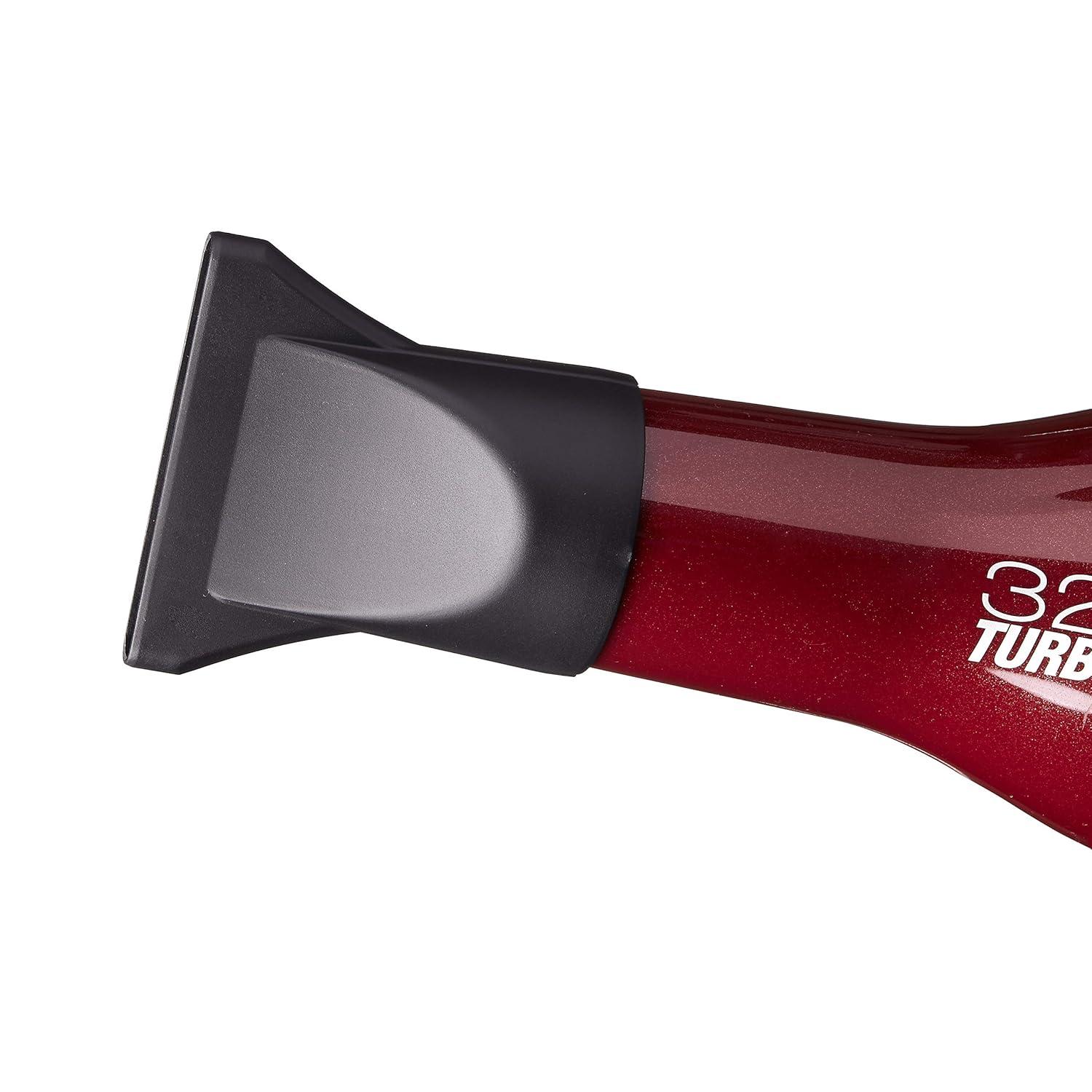 imageRED PRO 3200 Turbo Pro Detangler AC Hair Dryer 3 Heat2 Speed Settings Cool Shot Button Powerful Airflow 3 Additional Styling Attachments with Detangling Pik