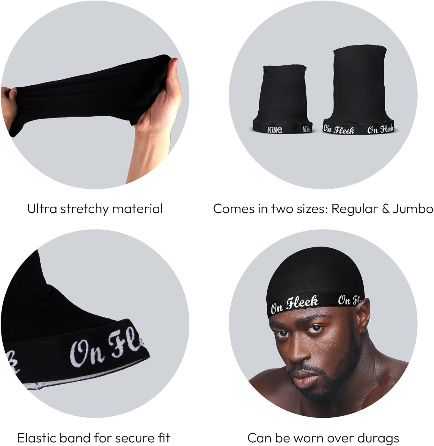 imageRed by Kiss Fashion Wave Cap UltraStretch Fit Durable Elastic Band All Day Hair Compression Perfect Layering with DuragJumboon Fleek