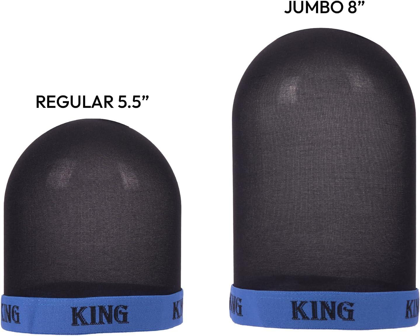 imageRed by Kiss Fashion Wave Cap UltraStretch Fit Durable Elastic Band All Day Hair Compression Perfect Layering with DuragRegularBlue King