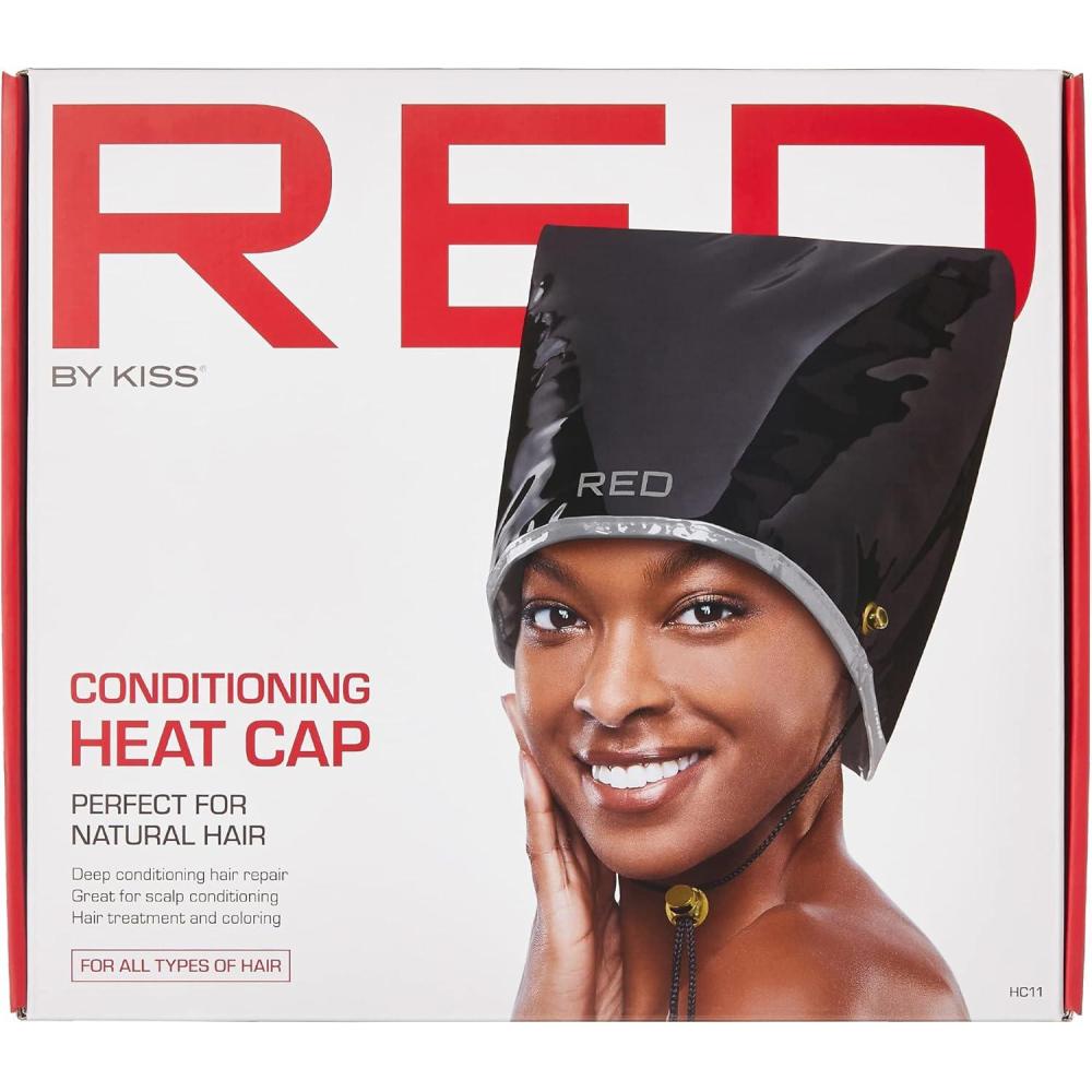imageRED by Kiss Conditioning Heat Cap Deep Conditioning and Hair Repair Treatment at Home for All Hair Types