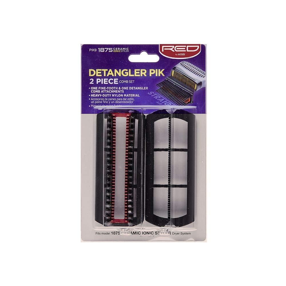 imageRed by Kiss Detangler Pik 2 Piece Comb Set for Compatible only with BD02U model PIK9