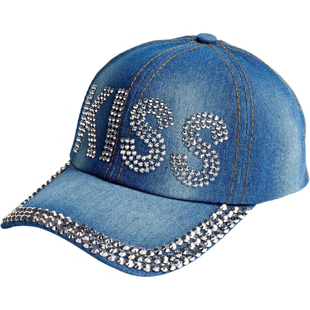 imageRed by Kiss SatinLined Baseball Cap Comfortable Fit Adjustable Hat Hair Protection Unique DesignsKiss