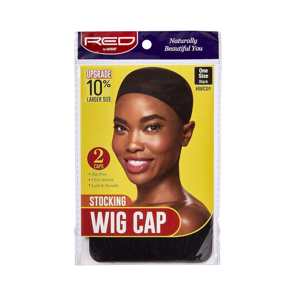 imageRed by Kiss Stocking Wig Caps 2PCS Black