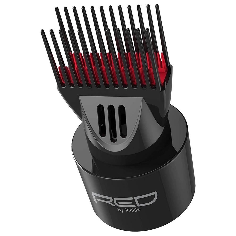 imageRed by Kiss Universal Detangling Blow Dryer Hair Styling Pik  Double Layer Pik Attachment for Smooth FrizzFree Hair  Compatible with All Hair Dryers Wigs Weaves ampamp Natural Hair