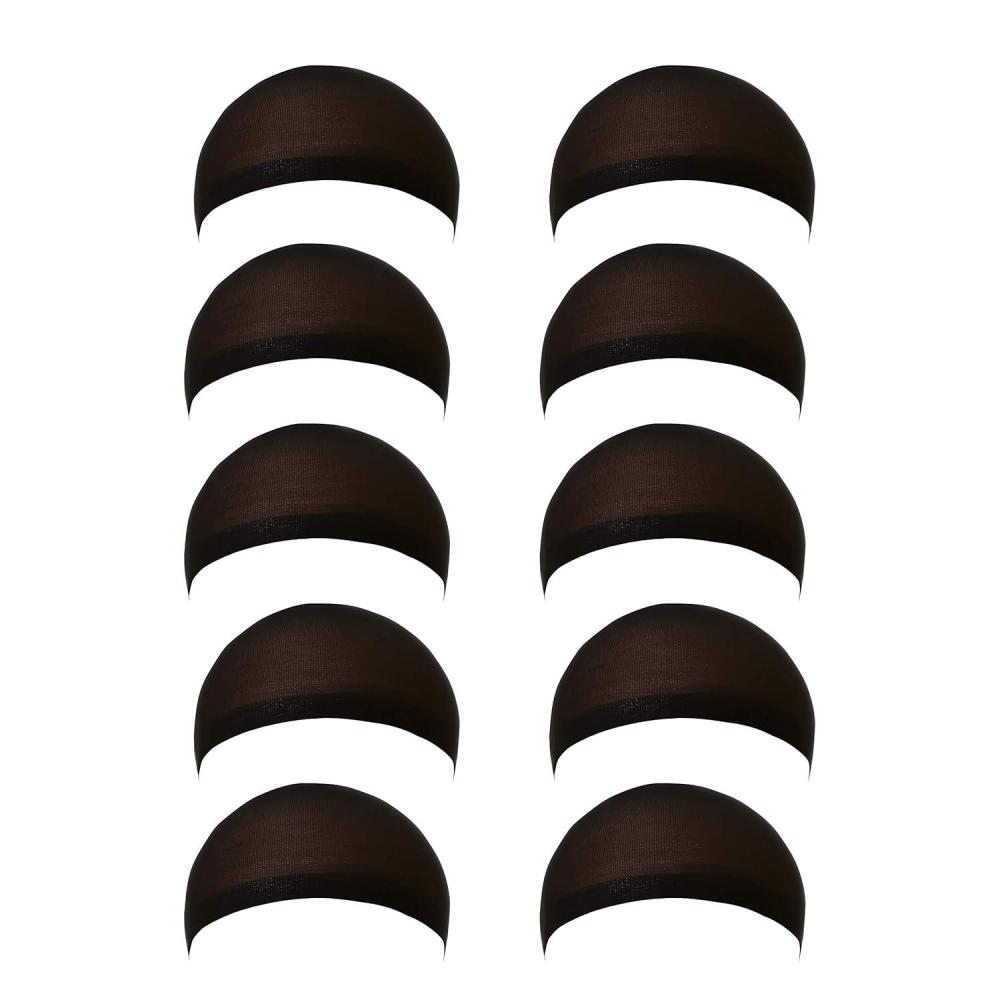 imageRed by Kiss Wig Cap 1 PACK Dark Beige StockingBlack Stocking