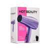 1875 Ceramic Hair Dryer, Powerful Fast Drying, Multi-Setting with Comb Attachment, Additional Detangler Included, Slide Bar Switch, Compact for Home & Travel (Black)(Purple)