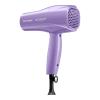 1875 Ceramic Hair Dryer, Powerful Fast Drying, Multi-Setting with Comb Attachment, Additional Detangler Included, Slide Bar Switch, Compact for Home & Travel (Black)(Purple)