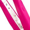 Professional Ceramic Mini Flat Iron 1/2″, Anti-Frizz, Fast Heating, Versatile Styling for Curly & Straight Hair, Ideal for Traveling with Travel Pouch (Pink)(Pink)