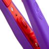 Professional Ceramic Mini Flat Iron 1/2″, Anti-Frizz, Fast Heating, Versatile Styling for Curly & Straight Hair, Ideal for Traveling with Travel Pouch (Pink)(#Violet)