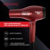 RED PRO 3200 Turbo Pro Detangler AC Hair Dryer, 3 Heat/2 Speed Settings, Cool Shot Button, Powerful Airflow, 3 Additional Styling Attachments with Detangling Pik