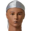 RED by Kiss Silky Satin Durag Premium Smooth Silky Durag for Men & Women 360 Waves Headwraps (Grey)