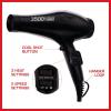 Red Pro Hair Dryer 3500W Turbo Titanium Blow Dryer with Detangler Comb, Fast Dry Smooth Hair, Multi Setting, Cool Shoot Button, Professional Salon Dryer