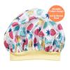 Red by Kiss Baby Satin Bonnet Sleep Cap for Infants, Soft, Stretchy, and Safe, Protects Baby Hair from Frizz & Breakage, Friction Bald Spots (Unicorn/Cupcake, 6-18M)(Multi Pineapple)