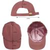 Red by Kiss Baseball Cap Satin Lined Interior, One Size Fits All, Adjustable Cap (Indian Pink)