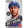 Red by Kiss Bow Wow Premium Satin Mens Turban – Anti Breakage Moisture Retention, Stylish Soft Light Comfort Headwear(Velvet  Blue)