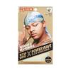 Red by Kiss Bow Wow X Power Wave Tie Dye Silky Durag for Men Waves Silky Doo Rag (Black)(Galaxy)