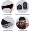 Red by Kiss Fashion Wave Cap, Ultra-Stretch Fit, Durable Elastic Band, All Day Hair Compression, Perfect Layering with Durag(Jumbo/Grey King)
