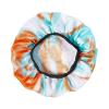 Red by Kiss Kids Satin Bonnet with Wide Band, Sleep Cap for Kids, Bonnet for Boys and girls (Orange/Blue)(Orange/Blue)
