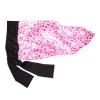 Red by Kiss Kids Satin Braid Bonnet, Comfy Wide Band for Long Hair, Long Braids (Black)(Hearts)
