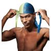 Red by Kiss POWER WAVE DUO COLOR FASHION SATIN Durag (Purple Orange)(Green Blue)