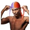 Red by Kiss POWER WAVE DUO COLOR FASHION SATIN Durag (Purple Orange)(Purple Orange)