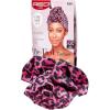 Red by Kiss Pre-Tied Top Turban Top Knot Turban Ultra Stretchy Headwrap Pre-Tied Bonnet Beanie Cap(Pink Leopard)