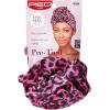 Red by Kiss Pre-Tied Top Turban Top Knot Turban Ultra Stretchy Headwrap Pre-Tied Bonnet Beanie Cap(Pink Leopard)