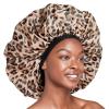 Red by Kiss Premium Quality Silky Satin Day & Night Cap Leopard(Leopard)