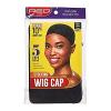 Red by Kiss Stocking Wig Cap 5 PCS (Black)(Black)