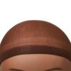 Red by Kiss Stocking Wig Cap 5 PCS (Black)(Dark Brown)