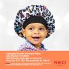 Red by Kiss Toddler Satin Bonnet Sleep Cap for Toddlers, Soft, Stretchy, and Safe, Protects Fragile Hair from Frizz & Breakage, Friction Bald Spots (Pink Unicorn, 18M-4T)(Multi Leopard)