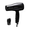 1875 Ceramic Hair Dryer, Powerful Fast Drying, Multi-Setting with Comb Attachment, Additional Detangler Included, Slide Bar Switch, Compact for Home & Travel (Black)(Black)