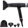 RED Pro Hair Dryer Soni-Clone 110,000 RPM High Speed BLDC Motor Dryer, Strong Air Flow for Fast Drying, Lightweight with Luxury Home & Travel Pouch, Magnetic Nozzle Hair Pik, Diffuser & Concentrator