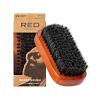 RED by Kiss Beard Brush with 100% Natural Boar Bristles for Men, Premium Wooden Brush, Beards Mustaches Grooming Shaving Comb, Tame and Soften Facial Hair (POCKET)(MILITARY)