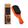 RED by Kiss Beard Brush with 100% Natural Boar Bristles for Men, Premium Wooden Brush, Beards Mustaches Grooming Shaving Comb, Tame and Soften Facial Hair (POCKET)(CLUB)
