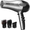 imageRED by Kiss Hair Dryer 2400 Tourmaline Ceramic Technology Professional Blow Dryer Maximum Shine Fast Drying Adjustable Settings 3 Attachments Salon Quality