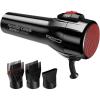 imageRED by Kiss HandleLess 2200W Ceramic Tourmaline Hair Dryer 3 Heat Settings Pro Blow Dryer with Comb Attachment Ionic for FrizzFree Shine Detangler ampamp Straightening for 4CBlack
