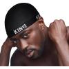 Red by Kiss Fashion Wave Cap, Ultra-Stretch Fit, Durable Elastic Band, All Day Hair Compression, Perfect Layering with Durag(Jumbo/King)