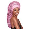 Red by Kiss Glitter Braid Bonnet Wide Edge Breathable Hair Bonnet, Sleeping Cap for Curly Natural Long Hair, 24″ Super Long Braids Bonnet for Women(Pink Pearl)