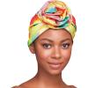 Red by Kiss Pre-Tied Top Turban Top Knot Turban Ultra Stretchy Headwrap Pre-Tied Bonnet Beanie Cap(Tie-Dye)