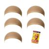 Red by Kiss Stocking Wig Cap 5 PCS (Black)(Beige)