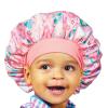 Red by Kiss Toddler Satin Bonnet Sleep Cap for Toddlers, Soft, Stretchy, and Safe, Protects Fragile Hair from Frizz & Breakage, Friction Bald Spots (Pink Unicorn, 18M-4T)(Pink Unicorn)