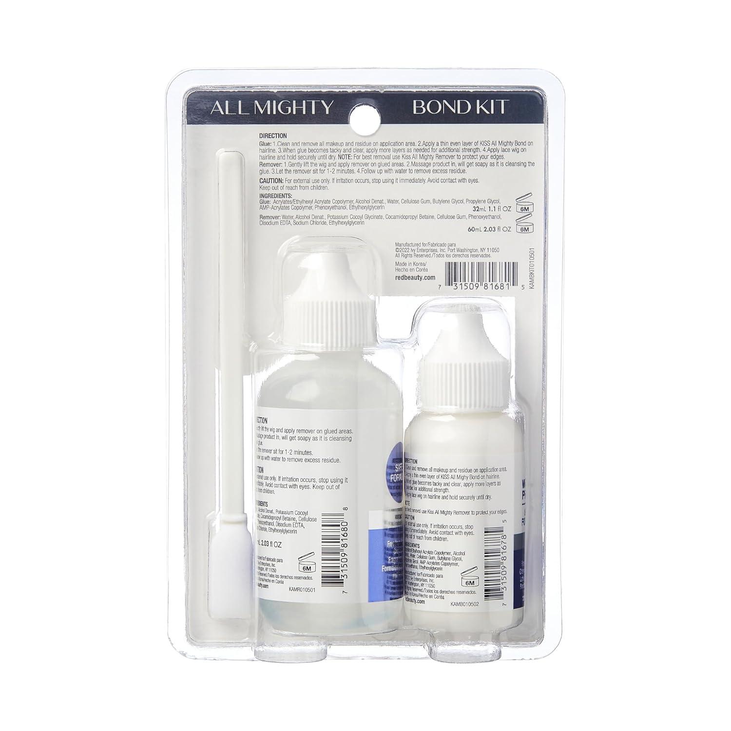 imageRed by Kiss All Mighty Bond Lace Front Wig 32mL 11 fl ozAll Mighty Bond Kit