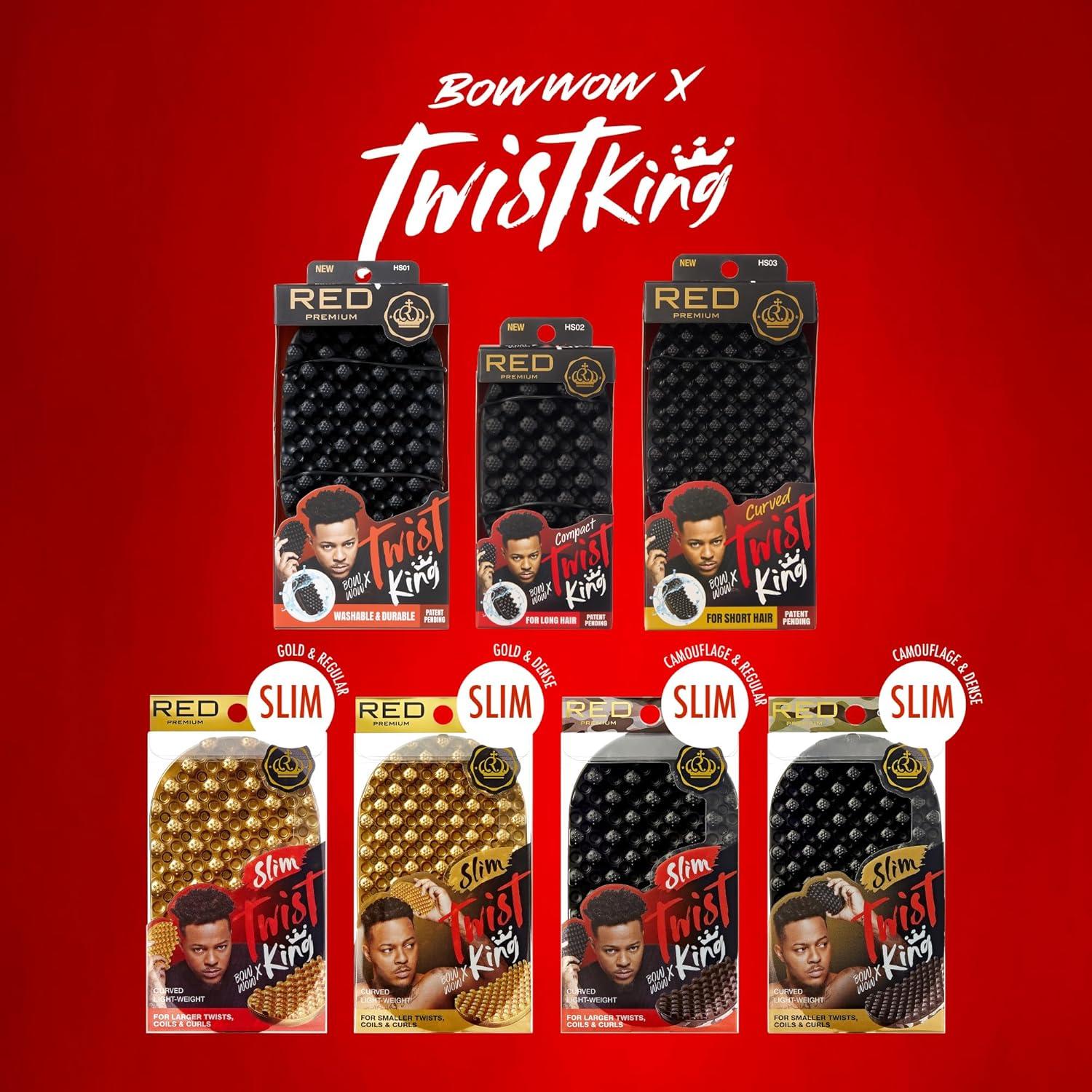 imageRed by Kiss Bow Wow X Twist King Luxury Twist Styler CamoDense ampamp Soul Pik Afro Comb