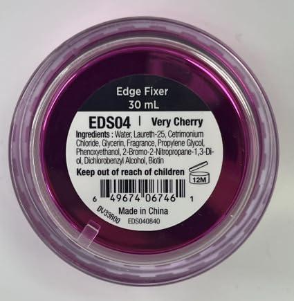 imageRed by Kiss Edge Fixer 24 Hour Maximum Hold Edge Wax No Flaking Biotin B7 Infused Hair Gel 101 flozCherry