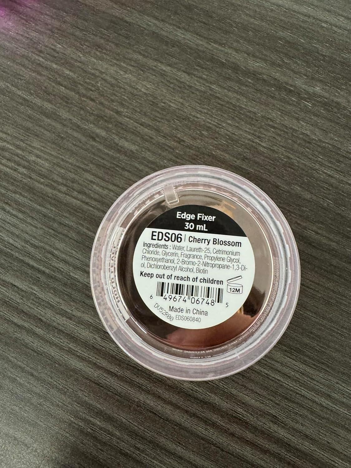 imageRed by Kiss Edge Fixer 24 Hour Maximum Hold Edge Wax No Flaking Biotin B7 Infused Hair Gel 101 flozCherry Blossom