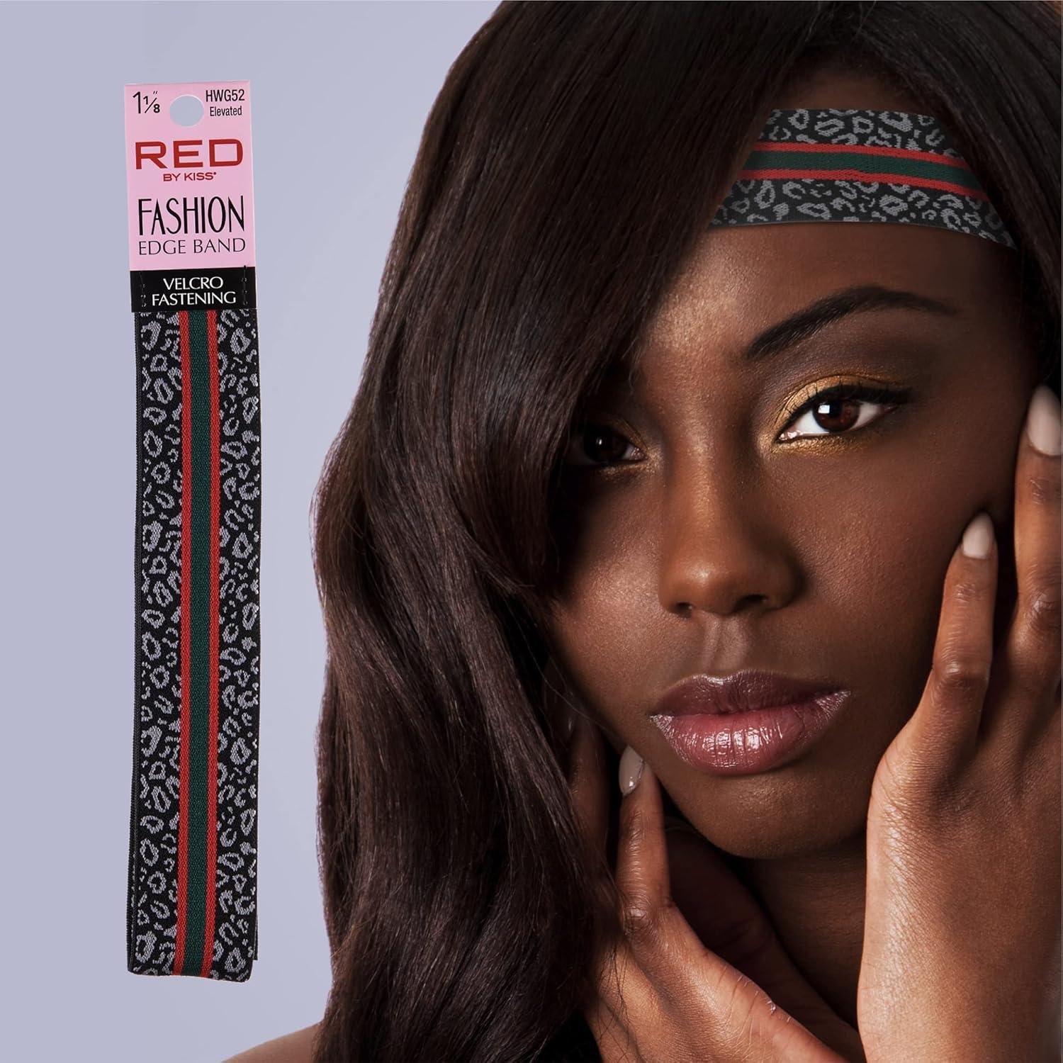 imageRed by Kiss Fashion Lace Melting Elastic Band for Wigs and Edge Laying Perfect fit during all activity Keep Baby Hairs in Place Regular 118quotElevated