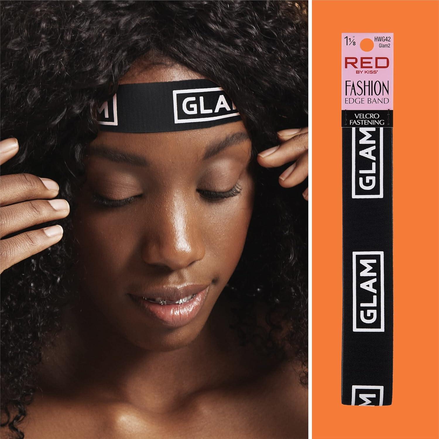 imageRed by Kiss Fashion Lace Melting Elastic Band for Wigs and Edge Laying Perfect fit during all activity Keep Baby Hairs in Place Regular 118quotGlam 2