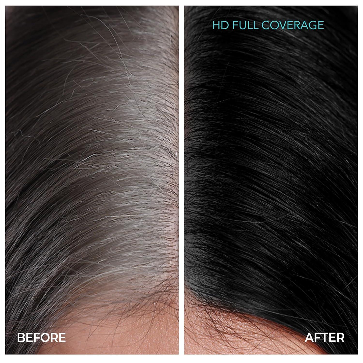 imageRed by Kiss Quick Cover Root TouchUp Spray Waterproof ampamp SmudgeProof Gray Coverage QuickDry Formula with Jojoba Oil Lightweight ampamp TravelFriendly Medium Brown 2ozNatural Black